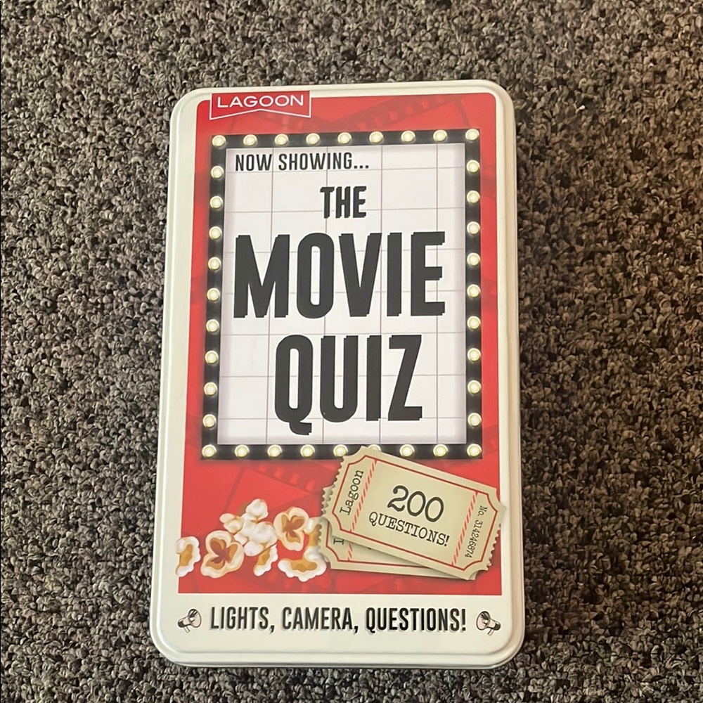 Movie Quiz Game - Red and White
